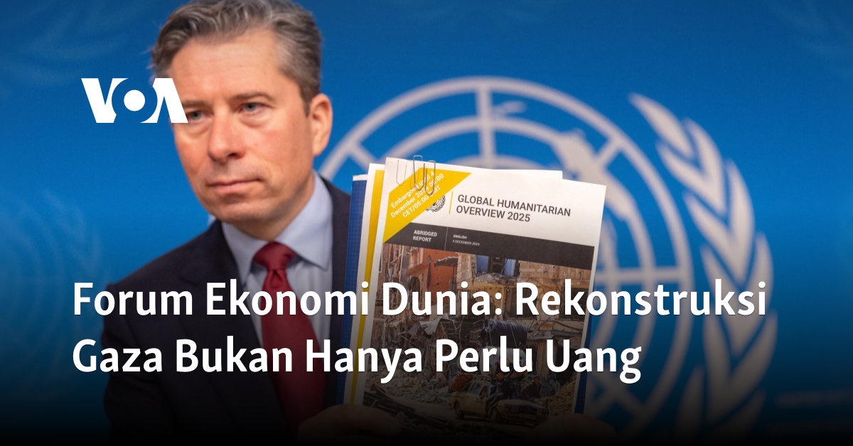 Rekonstruksi Gaza Bukan Hanya Perlu Uang