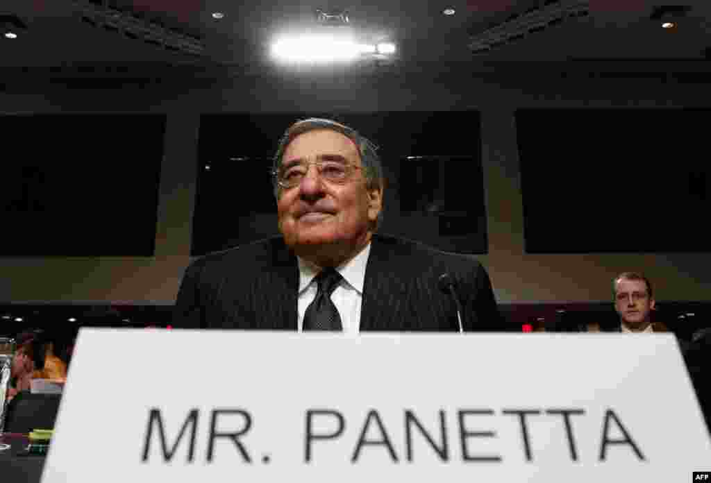 June 9: CIA Director Leon Panetta waits to testify during his Senate confirmation hearings to become U.S. Secretary of Defense on Capitol Hill, Washington. (REUTERS/Jim Young)