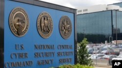 FILE - The National Security Agency in Fort Meade, Maryland, says classified information was stolen by a former NSA contractor and included the names of covert intelligence officers.