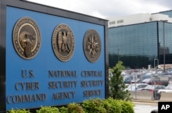 FILE - The National Security Agency in Fort Meade, Maryland, says classified information was stolen by a former NSA contractor and included the names of covert intelligence officers.