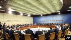A meeting at NATO's headquarters (file photo)