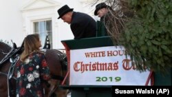 Меланія Трамп приймає різдвяну ялинку, 25 листопада 2019 року