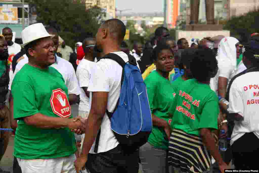 Marcha pela paz em Maputo, Sábado 27 de Agosto. Foto gentilmente cedida por Eliana Silva. Moçambique