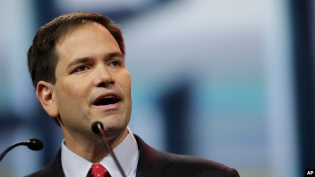 El senador republicano Marco Rubio ha repuntado en las encuestas para ser el candidato presidencial de los conservadores en 2016.