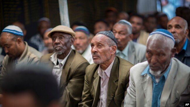 埃塞俄比亚的犹太人聚集在首都亚的斯亚贝进行抗议