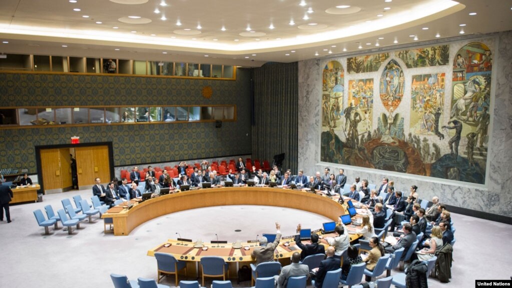 联合国安理会通过涉朝决议（图片来源：联合国）(photo:VOA)