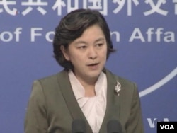 Foreign ministry spokeswoman Hua Chunying expressed the familiar Chinese line that human rights issues are China’s internal affairs and other nations should not meddle, Oct. 22, 2013.