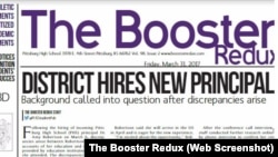The Booster Redux is the student newspaper in Pittsburg, Kansas. Their recent story led to the resignation of the school's new principal.