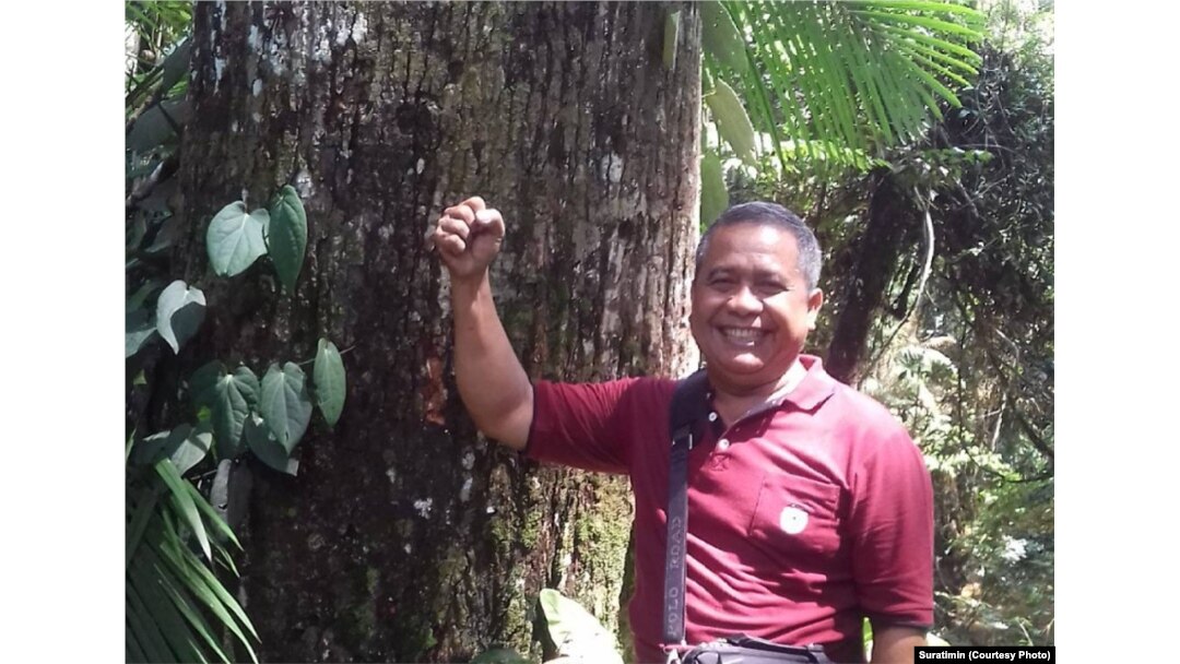 Suratimin penerima penghargaan Kalpataru 2013 dari Gunungkidul. (Foto:Dokumen Pribadi)