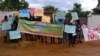 Manifestantes pedem transparência nas eleições em Angola, Cacuaco (Foto de Arquivo)