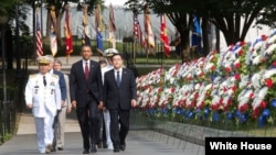 President Barack Obama, commemorate the 60th anniversary of the signing of the Armistice that ended the Korean War