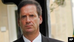 FILE - Then-US ambassador to Tanzania Mark Green is seen at the U.S. Embassy in Tanzania, Aug. 7, 2008. 