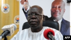 FILE - Salif Diallo, a former right-hand man of ousted president Blaise Compaore, was elected head of the national assembly on December 30, 2015. 