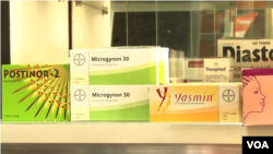 Less invasive medical treatments for infertility have become popular in Kenya, such as taking prescription drugs to spur ovulation, March 29, 2016. (R. Ombuor/VOA)