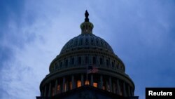 El edificio del Capitolio de EE. UU. se ve en Washington DC, el 6 de diciembre de 2021.