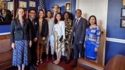 Ledy Simarmata bersama para peserta McCain Institute’s Next Generation Leaders 2020 di kantor anggota Kongres AS William Hurd di Washington DC (foto: courtesy).