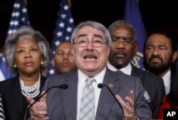Congressional Black Caucus Chairman Rep. G. K. Butterfield, D-N.C. makes an emotional plea to end the violence that has led to the slayings of police officers in Dallas last night and the fatal police shootings of black men in Louisiana and Minnesota.