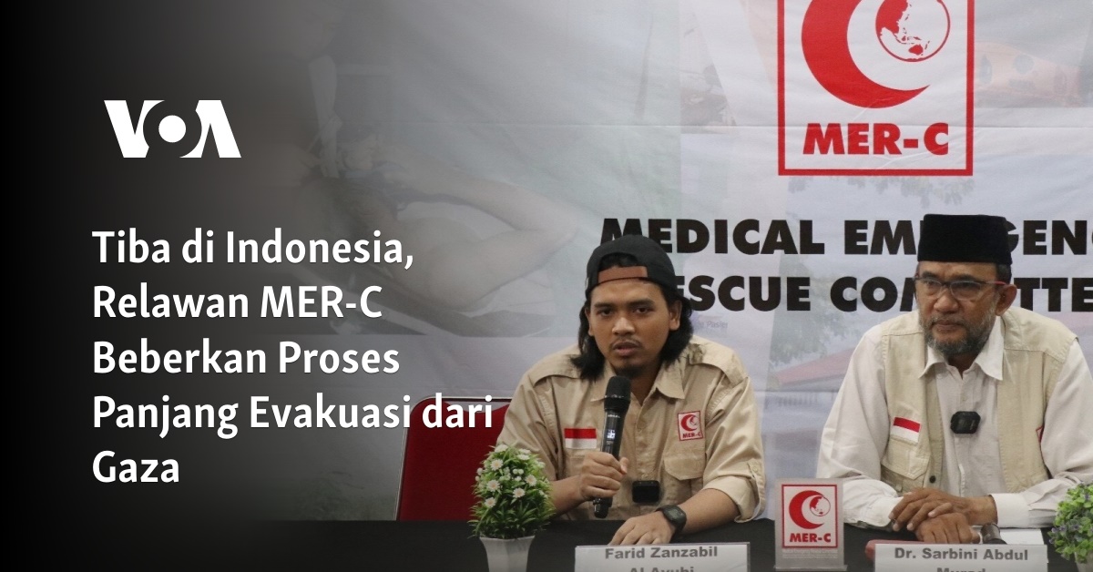 Tiba Di Indonesia, Relawan MER-C Beberkan Proses Panjang Evakuasi Dari Gaza