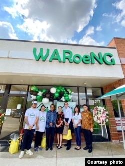 Peresmian supermarket WARoeNG di Chicago (dok: Tasya Hardono)