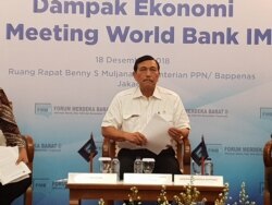 Menko Maritim dan Investasi, Luhut Binsar Panjaitan (Foto: VOA/Ahmad Bhagaskoro).