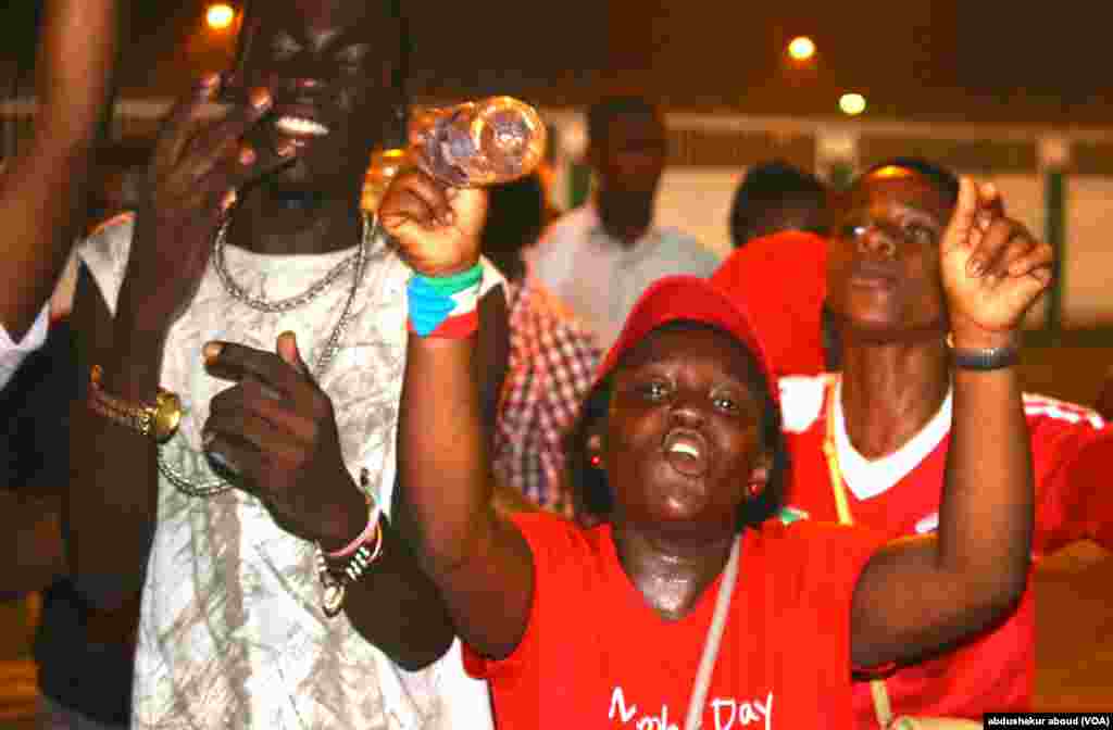 Equatorial Guineans were delirious with their team&#39;s quarterfinal victory against Tunisia, which advanced them to the semifinals. January 31, 2015.