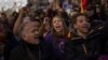 西班牙民眾集會支持反緊縮政黨