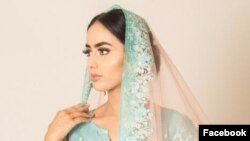 Sara Iftekhar va devenir la première reine de beauté à porter le hijab lors des finales de Miss Angleterre, le 24 juin 2018 (Facebook).