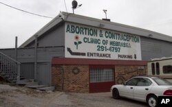 Sebuah klinik aborsi dan keluarga berencana di Bellevue, Nebraska, 10 November 2010. (Foto: AP)