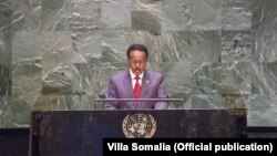 Farmaajo oo ka hadlaya QM