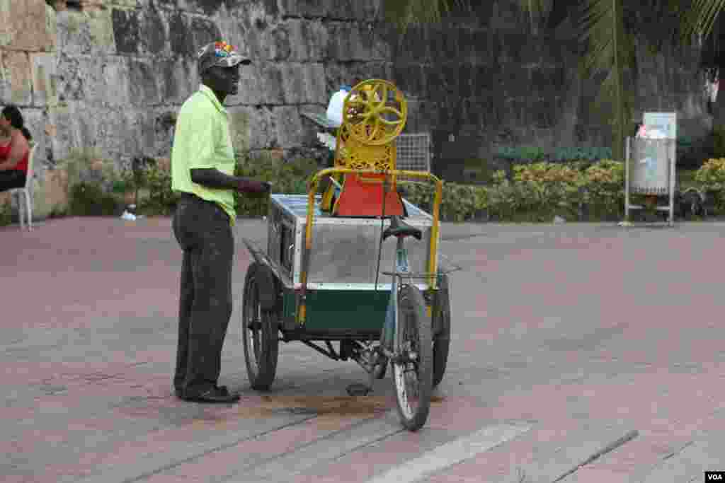 Un raspado de mango o tamarindo en Cartagena.