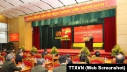 Một hội nghị trong ngành công an.