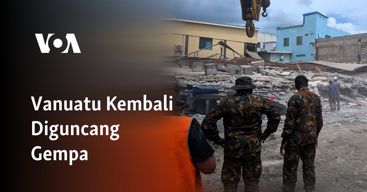 Vanuatu Kembali Diguncang Gempa