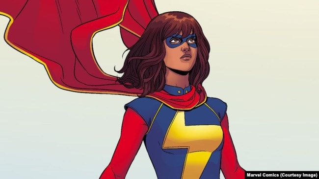 Ms. Marvel is a Pakistani-American Muslim with superpowers.