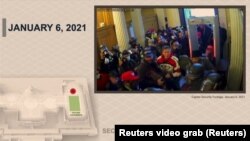 Кадр з відео, представленого стороною обвинувачення в рамках розгляду справи про імпічмент