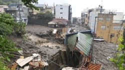 ဂျပန်နိုင်ငံမှာ မိုးကြီး၊ မြေပြိုမှုကြောင့် လူ ၂၀ ခန့် ပျောက်ဆုံး