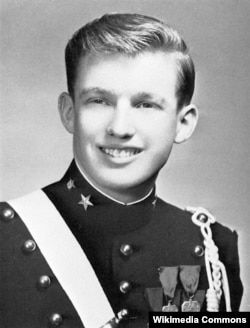 Trump's high school yearbook photo, 1964.