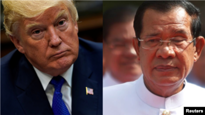In a letter to Trump, Hun Sen said he agreed with Trump that their bilateral relations had been through “ups and downs” and that the two countries should not be held back by their past issues.