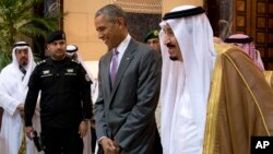 Shugaban Amurka Obama da Sarkin Saudiya Salman
