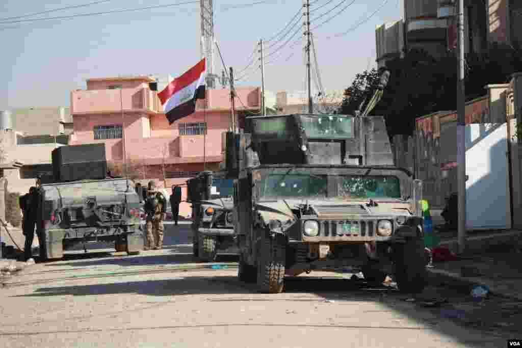 فوج کے انسداد دہشت گردی کے شعبے نے مشرقی موصل میں اپنی کارروائیاں شروع کر دی ہیں۔