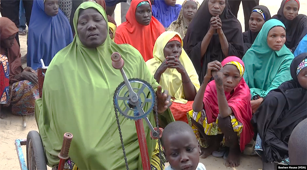Wata nakasassa ta halarci Bikin Ranar Tunawa Da Nakasassu A Maiduguri, Disemba 4, 2017 