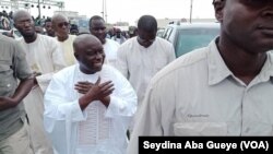 Idrissa Seck, nouveau Président du Conseil Économique Social et Environnemental, à Dakar, le 1er novembre 2020. (VOA/Seydina Aba Gueye)