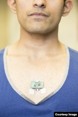 Wearable tech like this patch that monitors lactic acid could soon be monitoring thousand of vital signs. Credit: Jacobs School of Engineering/UC San Diego