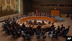 북한 제재안을 논의하는 유엔 안보리 이사회 (자료사진)