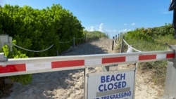 Zatvorena plaža na Floridi