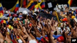 Los venezolanos exigen respeto a sus derechos fundamentales.