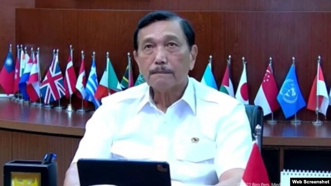 Menko Marves Luhut Binsar Pandjaitan