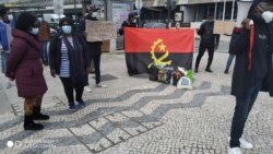 Manifestação de doentes angolanos em Portugal