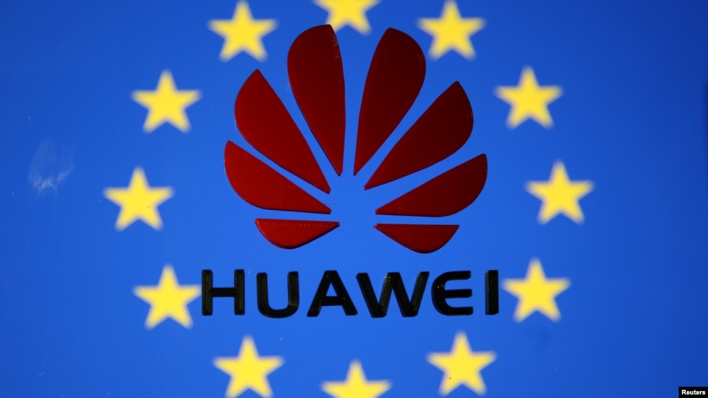 华为标志与欧盟标志