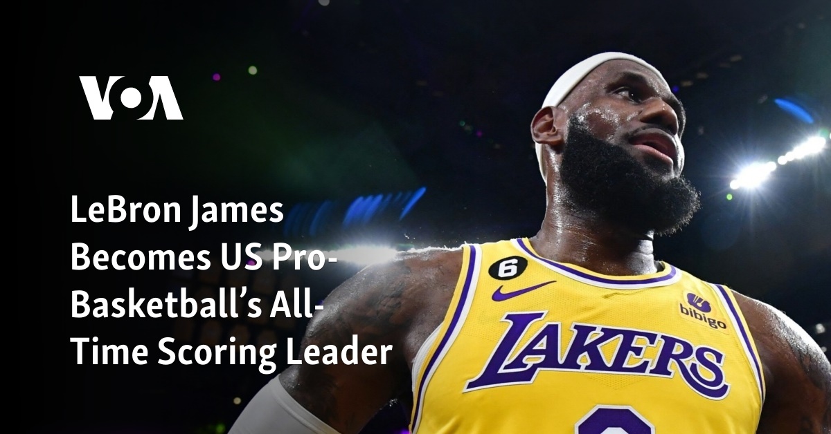 LeBron James is the all-time leading scorer in professional basketball history