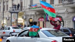 Святкування в Баку 10 листопада 2020 р.